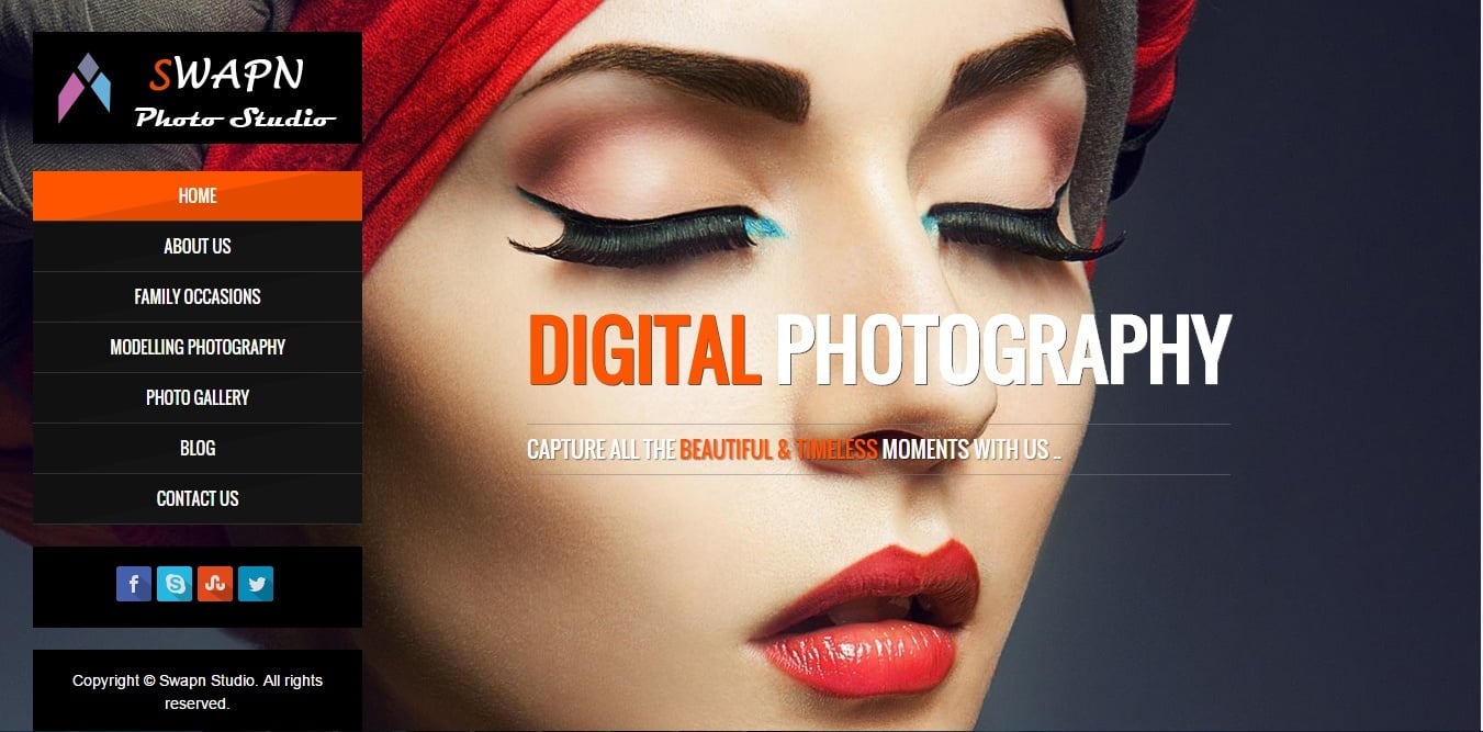 Swapn Photo Studio Website