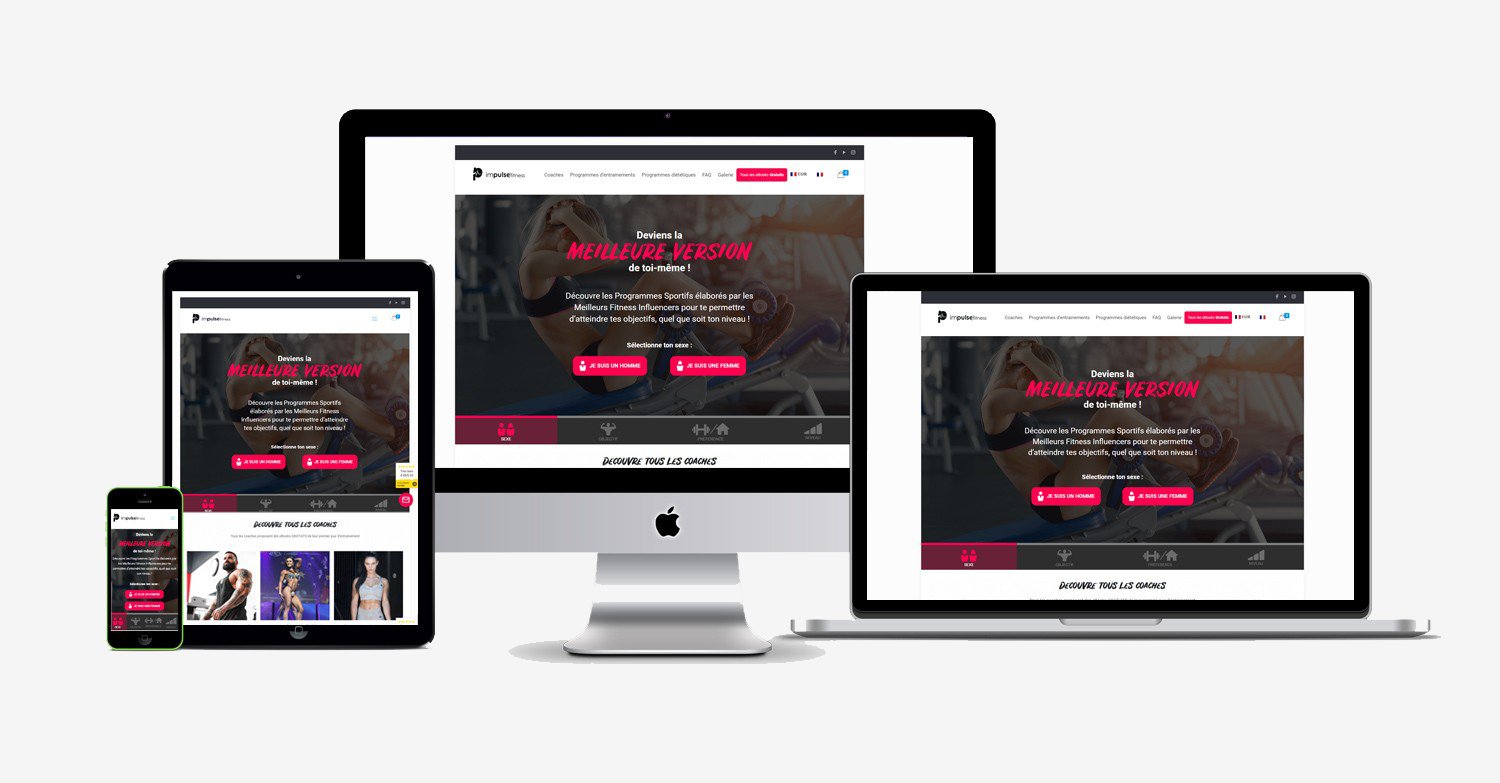 Impulse Fitness Gym Website