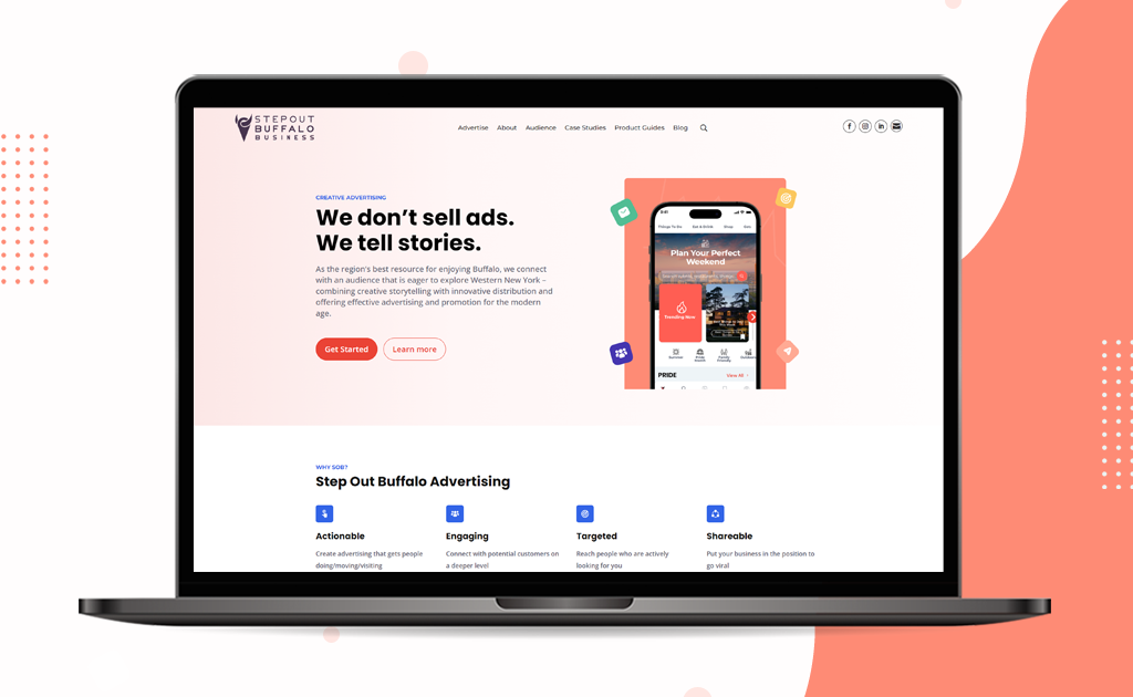 Step Out Buffalo Business Website