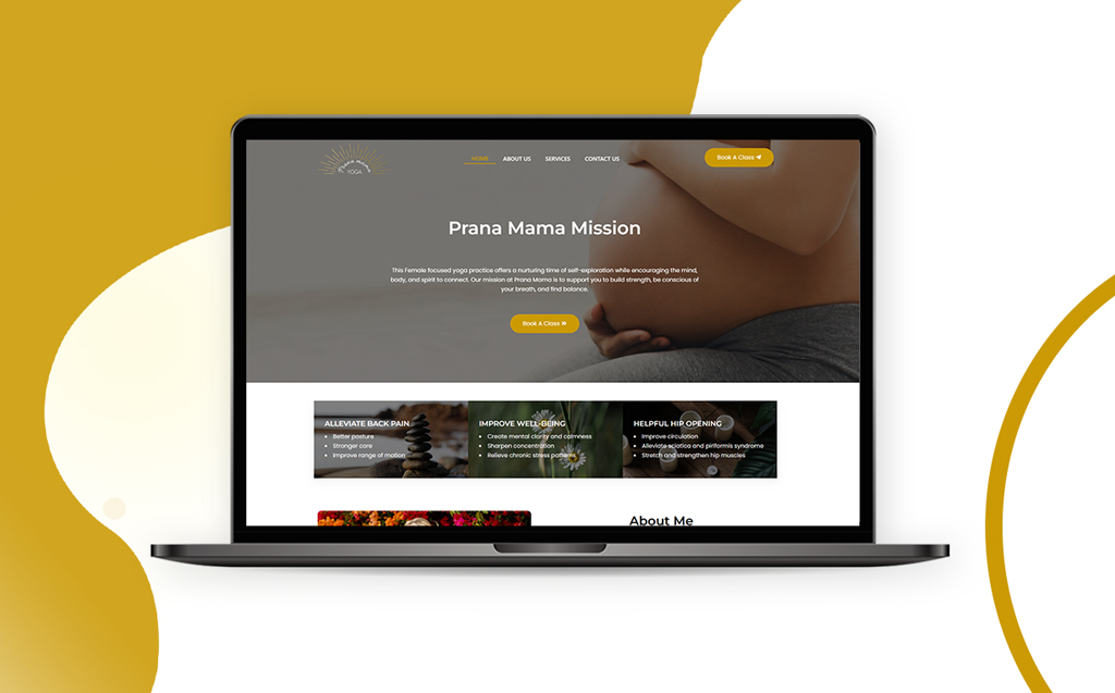 Prana Mama Yoga Website